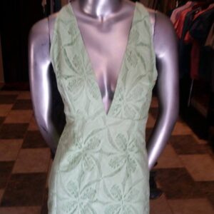 Low Cut V-Neck Dress