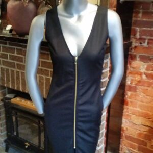 Black Zip Up Dress