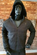 Black and Grey Jacket with Hood