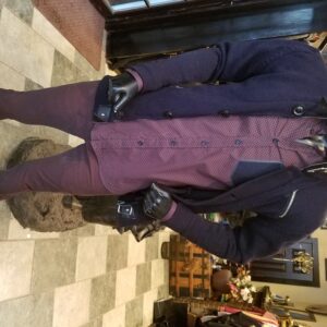 Navy Blue Knit Jacket