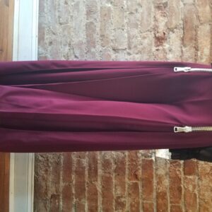 Burgundy Wide-leg Pant