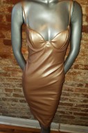 Gold Fitted Dress
