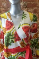 Fruit Wrap Dress